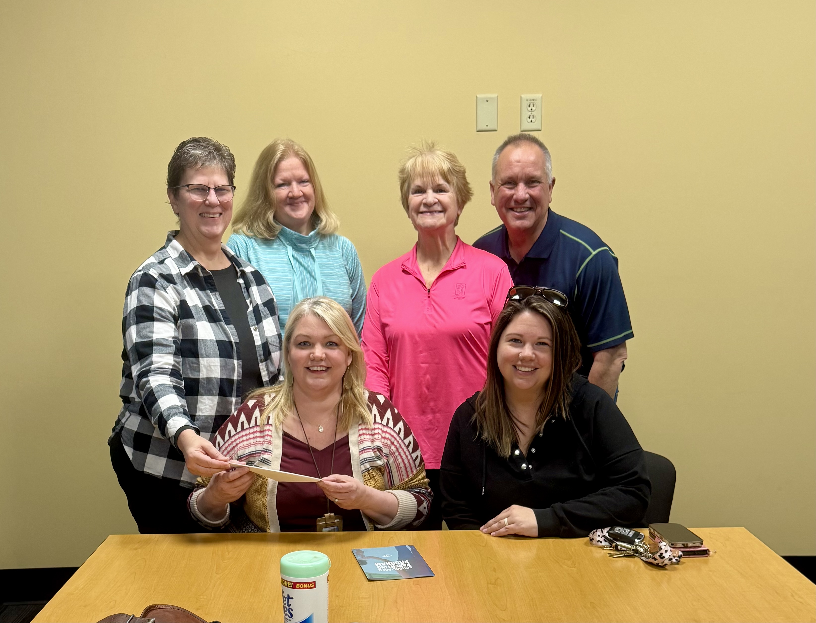 Holy Communion donates to the RUSD School-Aged Parenting Program