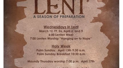 Lenten worship