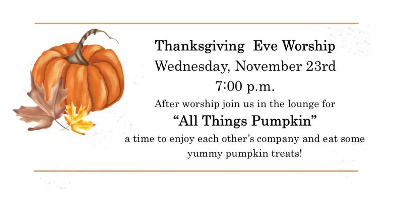 Thanksgiving Eve